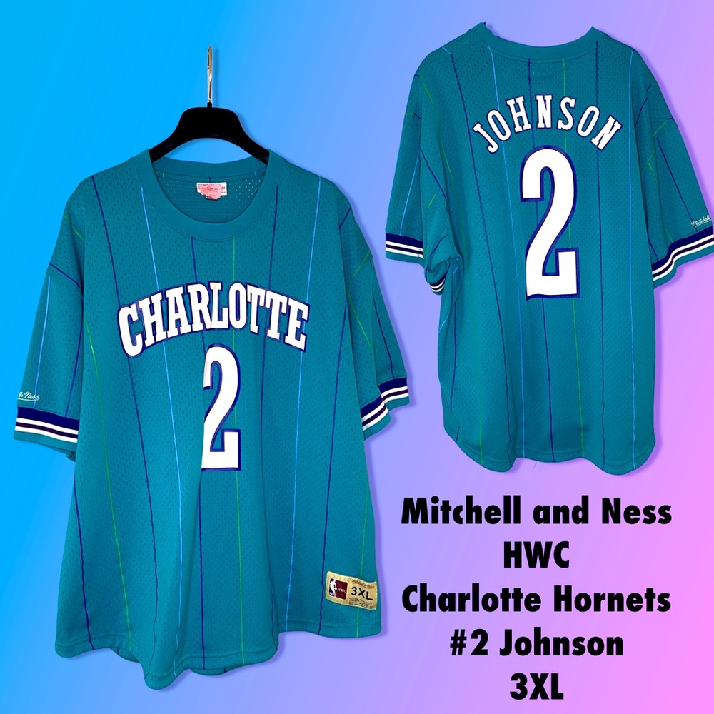 Mitchell and Ness
HWC
Charlotte Hornets 
#2 Johnson 
3XL